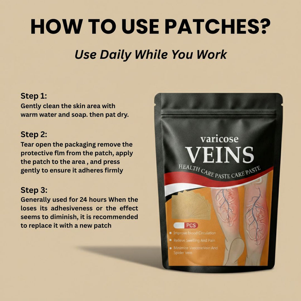 Spider & Varicose Vein Relief Patches™