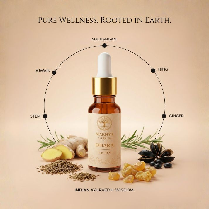 Nabhya Dhara Ayurvedic Navel Oil™ - (Buy 1 Get 1 FREE)