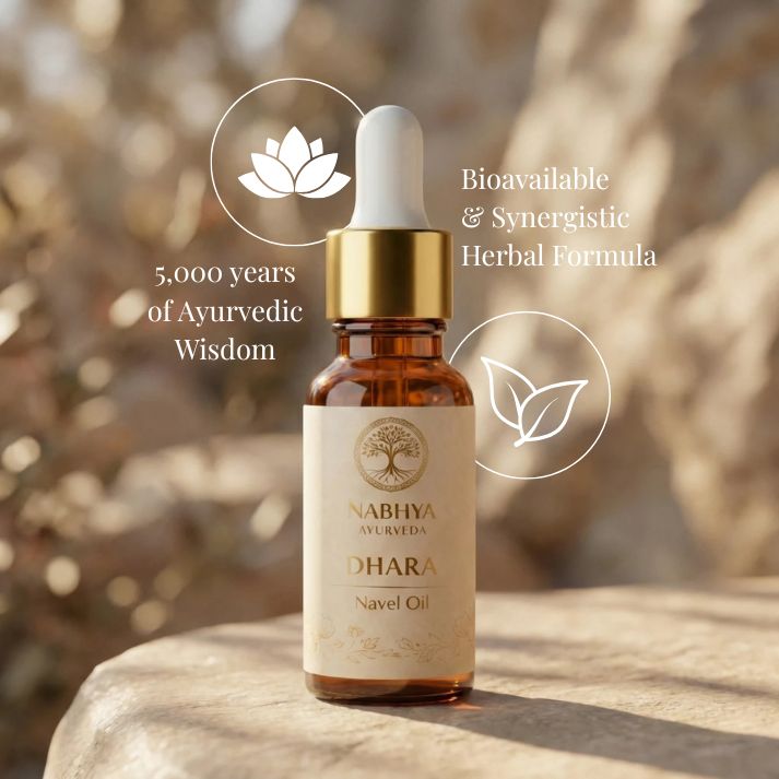 Nabhya Dhara Ayurvedic Navel Oil™ - (Buy 1 Get 1 FREE)