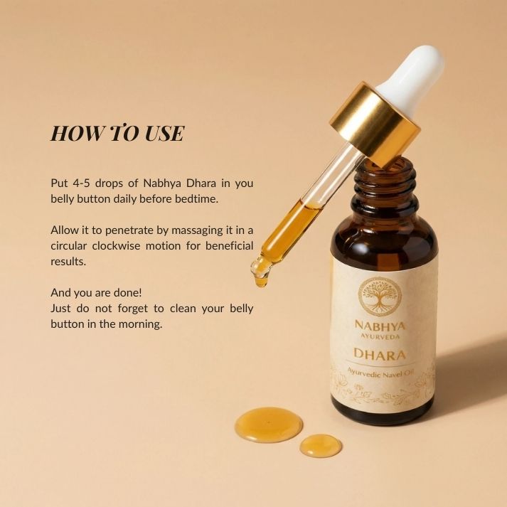 Nabhya Dhara Ayurvedic Navel Oil™ - (Buy 1 Get 1 FREE)